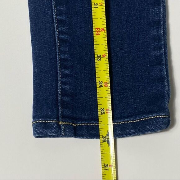 Kancan Holly Midrise Skinny Jeans Dark Wash Blue Women's Size 5/26 - Picture 8 of 14